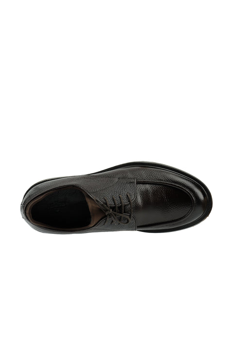 Dark Brown Smart Casual Leather Shoes