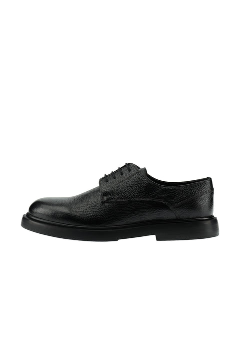 Siyah Smart Casual Deri Ayakkabı