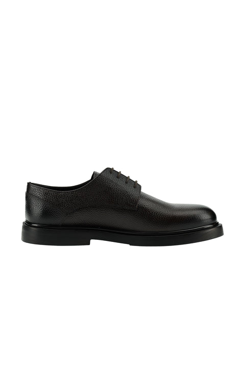 Dark Brown Smart Casual Leather Shoes