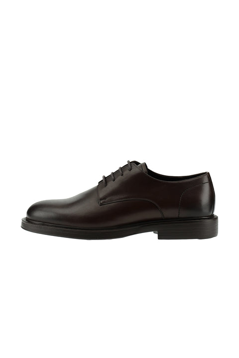 Dark Brown Smart Casual Leather Shoes
