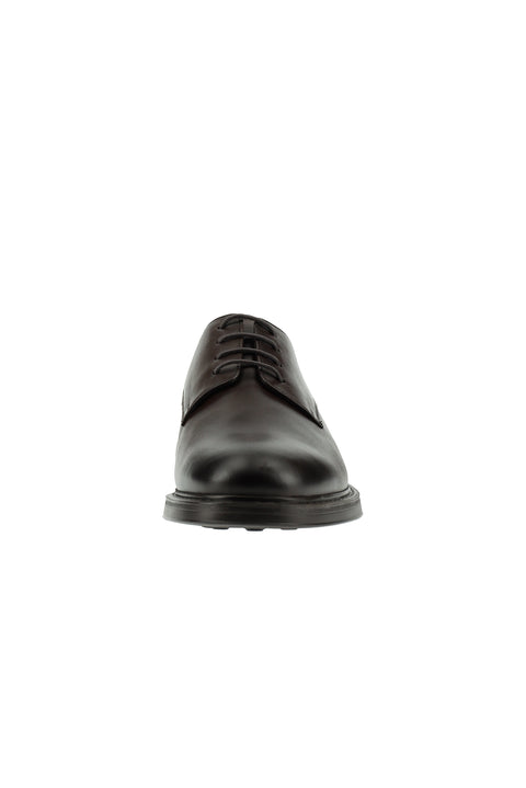 Dark Brown Smart Casual Leather Shoes