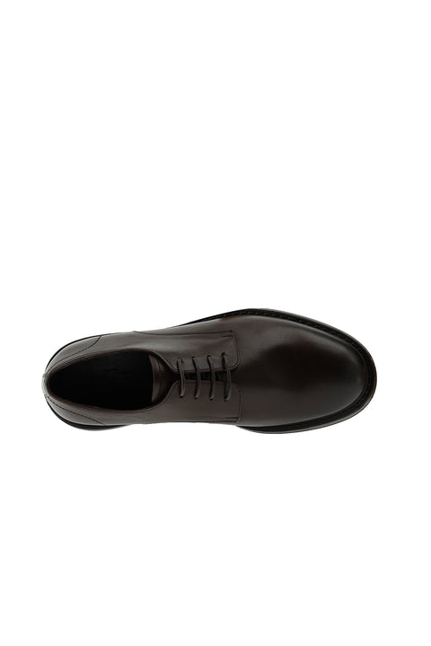 Dark Brown Smart Casual Leather Shoes