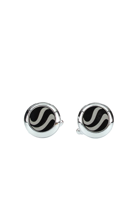 Metallic Gray Cufflinks