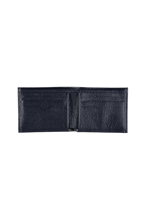 Dark Navy Genuine Leather Wallet with Gift Box