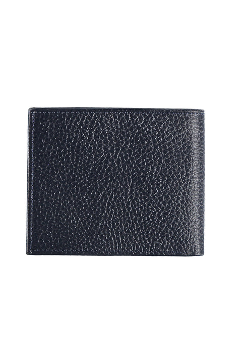 Dark Navy Genuine Leather Wallet with Gift Box