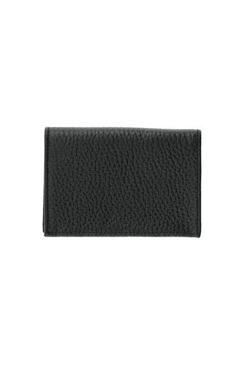 Black Leather Floater Card Holder