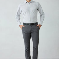 Koyu Füme Regular Fit Standart Kesim Yandan Cep Pamuklu Kanvas / Chino Pantolon
