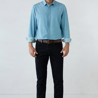 694 Tapered Fit Cotton/Elastane Denim Trousers