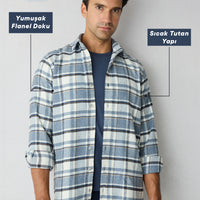 Mavi Regular Fit Flannel Plaid Long Shirt