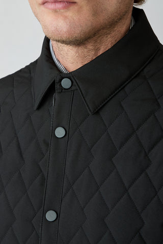  Siyah Regular Fit Gömlek Yaka Çıtçıtlı Mont