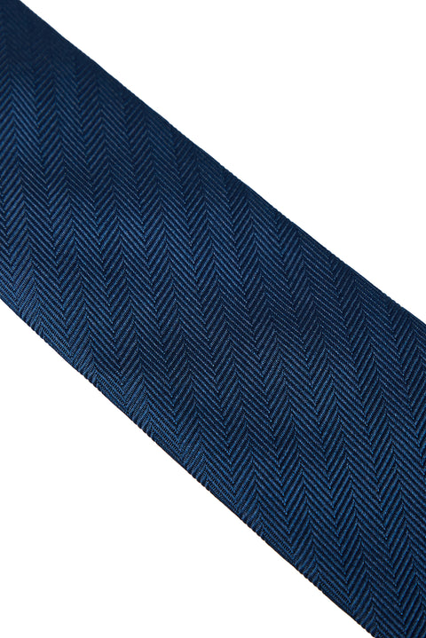 Dark Navy Plain Tie (7.5 cm)