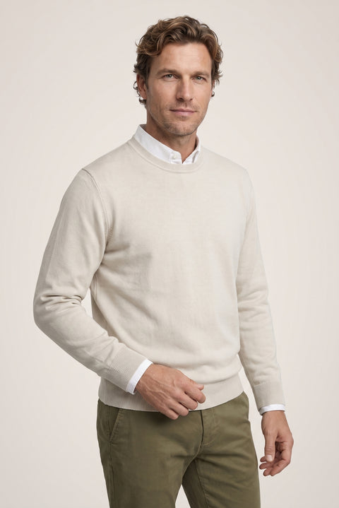 Stone Bicycle Collar Regular Fit Knitted Sweater