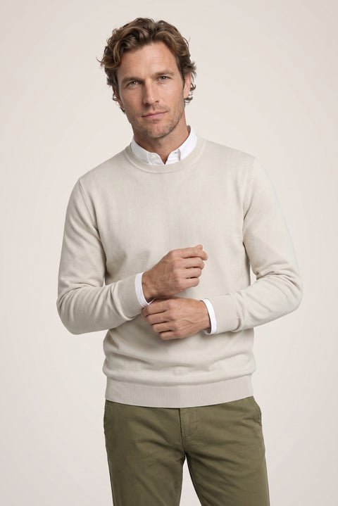 Stone Bicycle Collar Regular Fit Knitted Sweater