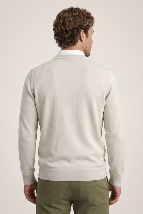 Stone Bicycle Collar Regular Fit Knitted Sweater