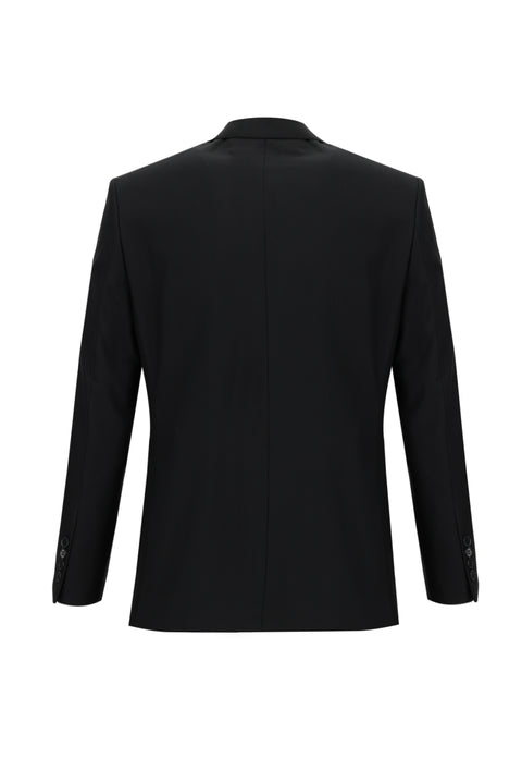 Black 7 Drop Slim Fit Narrow Cut Suit