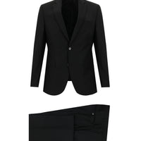 Black 7 Drop Slim Fit Narrow Cut Suit