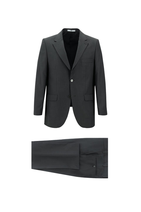 Dark Gray 6-Drop Regular Fit Standard Cut Suit