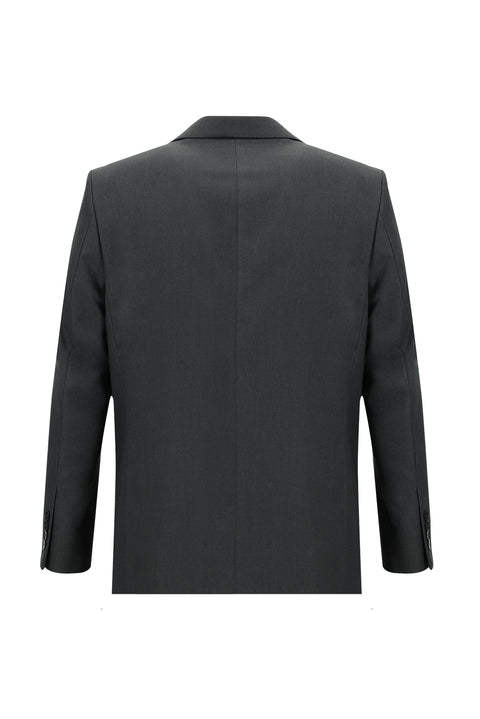 Dark Gray 6-Drop Regular Fit Standard Cut Suit