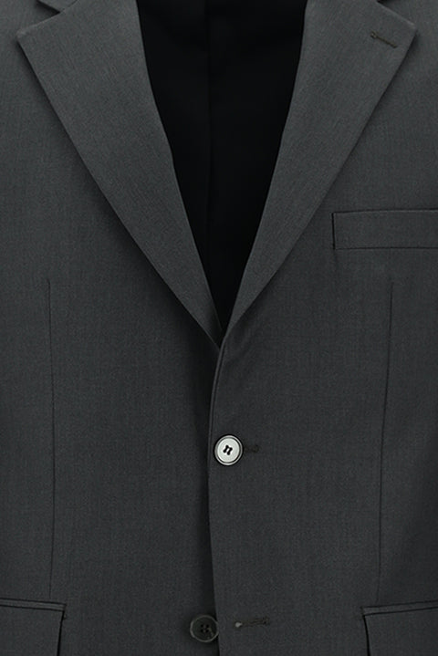Dark Gray 6-Drop Regular Fit Standard Cut Suit