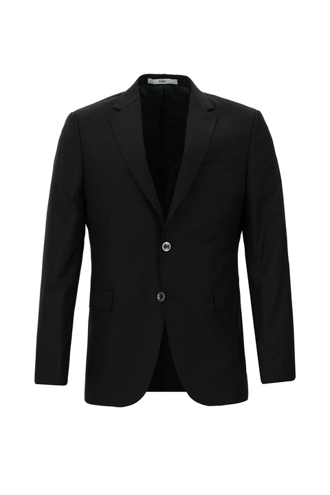Black 7 Drop Slim Fit Narrow Cut Suit