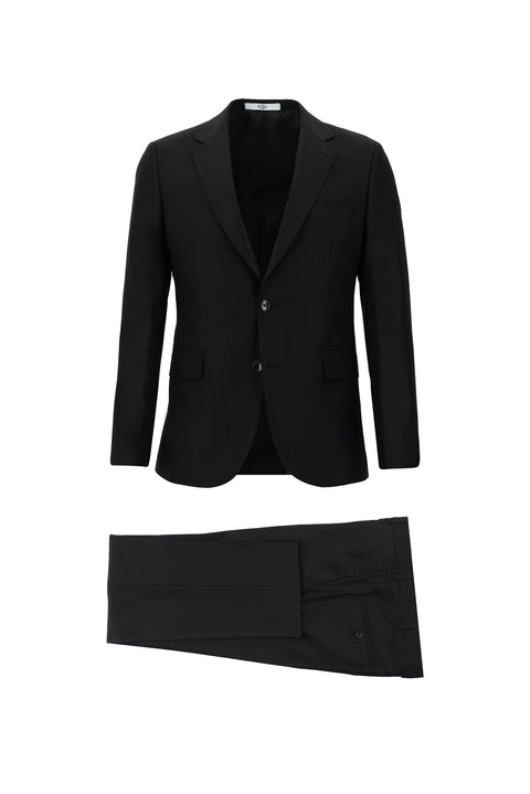 Black 7 Drop Slim Fit Narrow Cut Suit