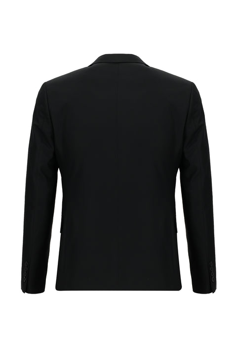 Black 7 Drop Slim Fit Narrow Cut Suit