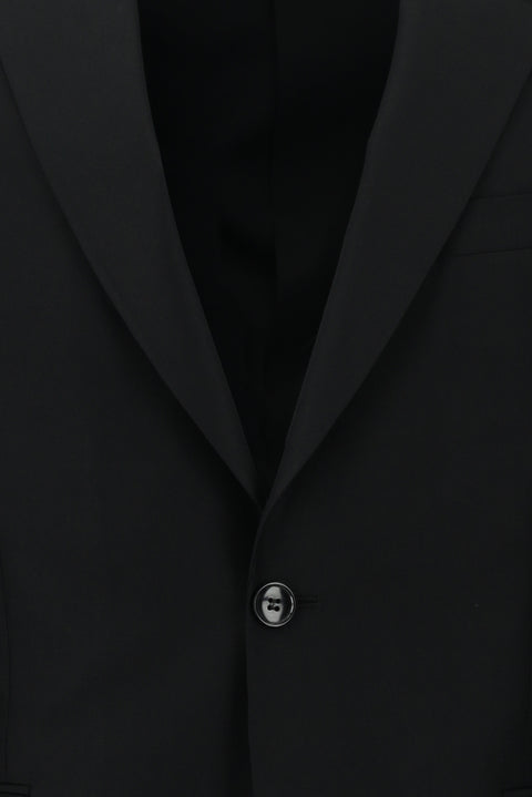 Black 7 Drop Slim Fit Narrow Cut Suit
