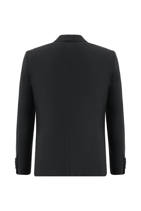 Black 7 Drop Slim Fit Suit with Vest