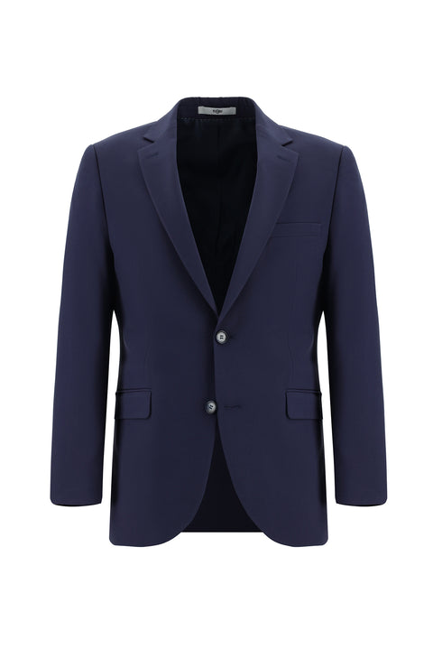Dark Navy 4-Drop Relaxed Fit Suit