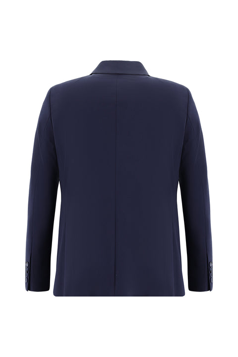 Dark Navy 4-Drop Relaxed Fit Suit