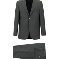 Dark Gray 6-Drop Regular Fit Standard Cut Suit