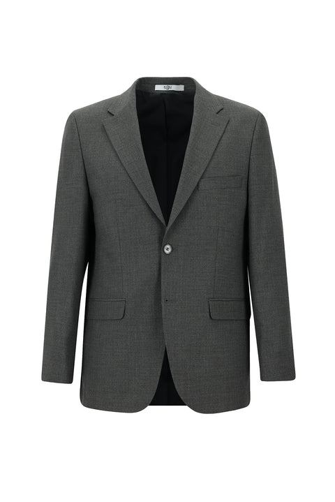Dark Gray 4-Drop Relaxed Fit Suit