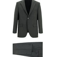 Medium Gray 4-Drop Relaxed Fit Suit