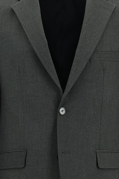 Medium Gray 6-Drop Regular Fit Standard Cut Suit