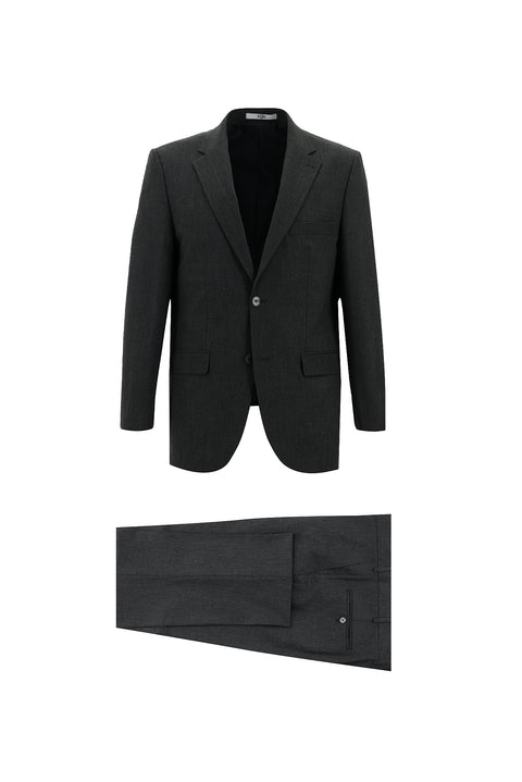 Dark Gray 6-Drop Regular Fit Standard Cut Suit