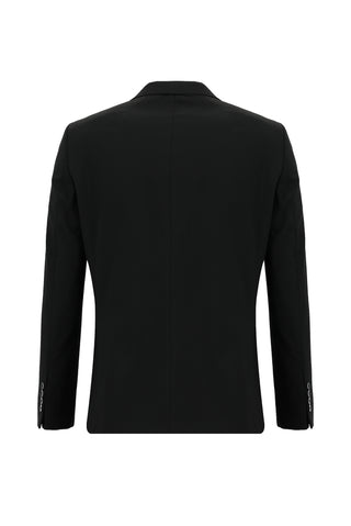  Siyah 6 Drop Regular Fit Standart Kesim Yünlü Takım Elbise