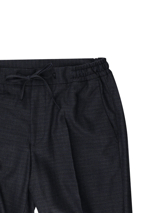 Marengo 6 Drop Regular Fit Standard Cut Elastic Waist Drawstring Patterned Suit