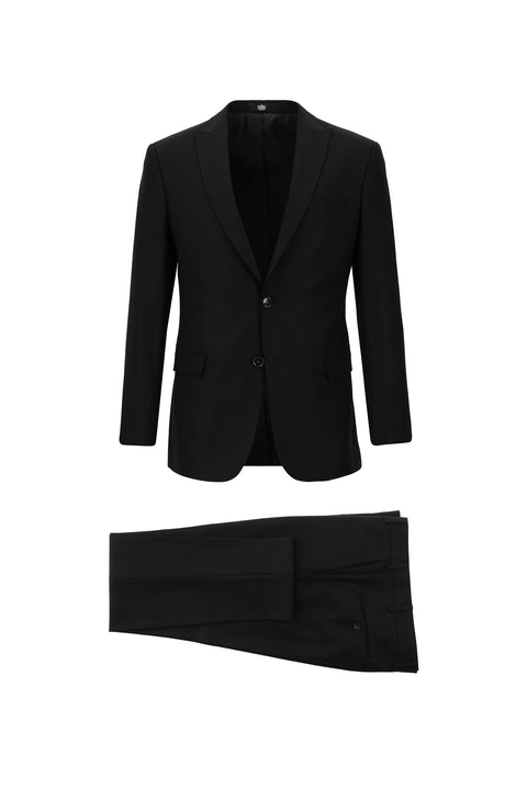 Black 7 Drop Super Slim Fit Extra Narrow Cut Suit