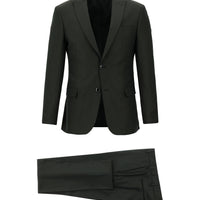 Orta Haki 7 Drop Super Slim Fit Eksra Dar Kesim Takım Elbise