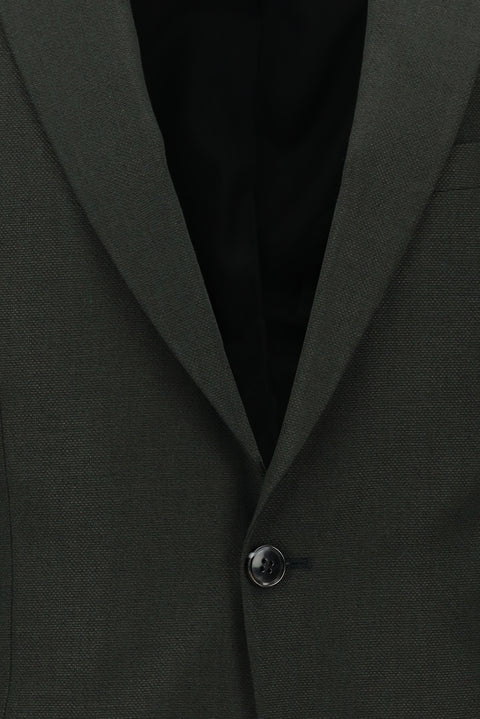 Orta Haki 7 Drop Super Slim Fit Eksra Dar Kesim Takım Elbise