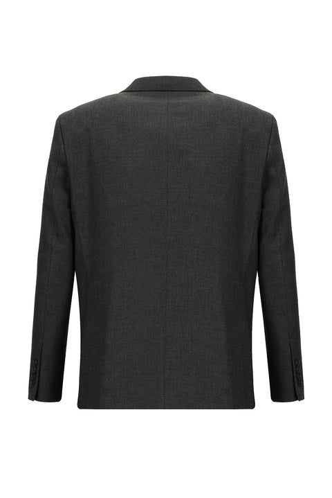 Koyu Füme 4 Drop Relaxed Fit Rahat Kesim Takım Elbise
