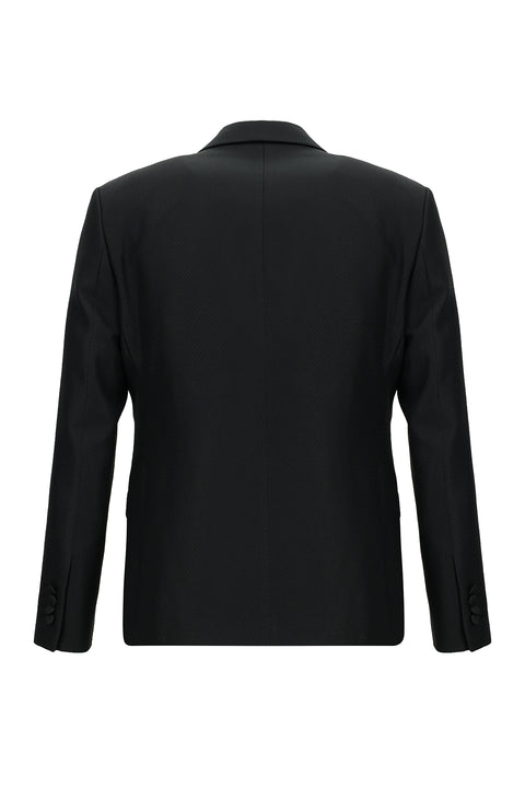 Black 7 Drop Slim Fit Narrow Cut Mono Collar Vest Tuxedo & Groom Suit