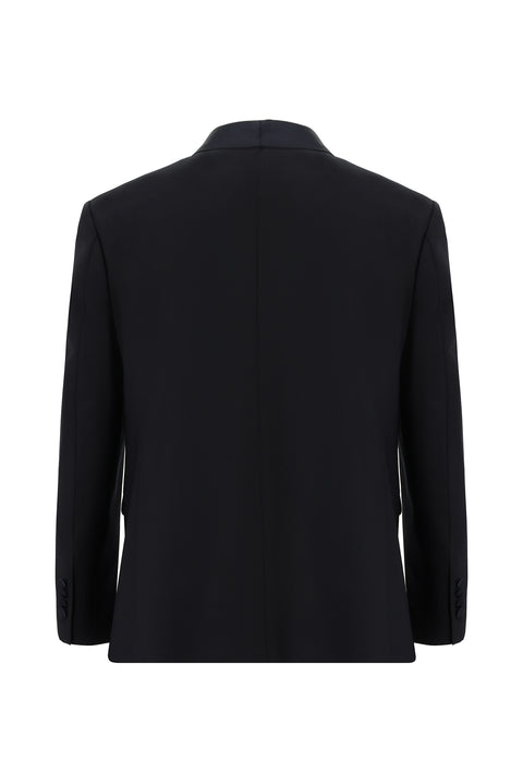 Dark Navy 7 Drop Slim Fit Narrow Cut Shawl Collar Vest Wool Tuxedo & Groom Suit