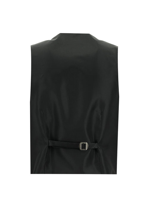 Black 7 Drop Slim Fit Narrow Cut Shawl Collar Vest Tuxedo & Groom Suit