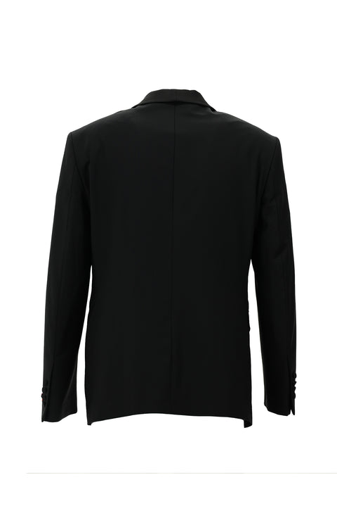 Siyah 7 Drop Slim Fit Dar Kesim Şal Yaka Smokin & Damatlık