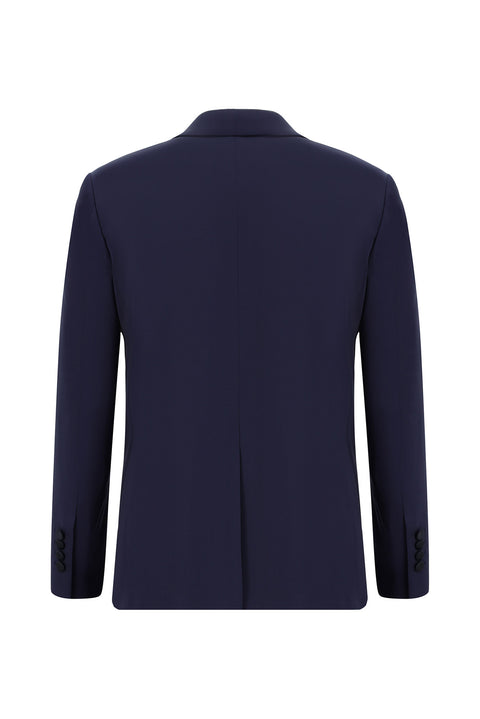Blue 7 Drop Slim Fit Narrow Cut Mono Collar Vest Tuxedo & Groom Suit