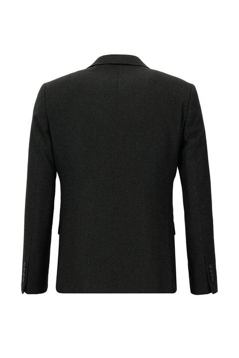 Dark Anthracite 7 Drop Slim Fit Narrow Cut Suit with Vest