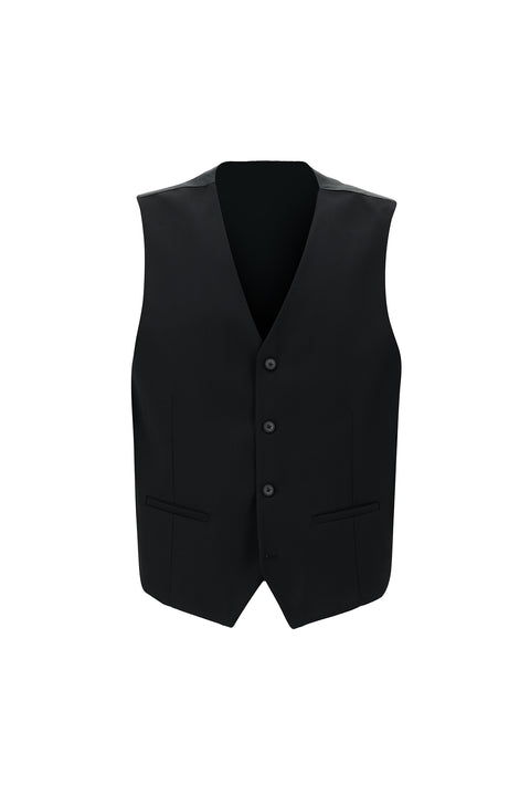 Dark Anthracite 7 Drop Slim Fit Narrow Cut Suit with Vest
