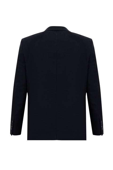 Dark Navy 4-Drop Relaxed Fit Eyelet Suit