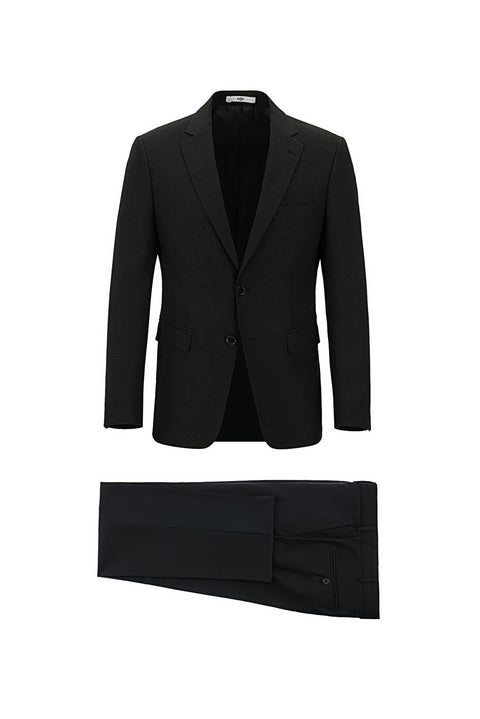 Dark Anthracite 7 Drop Slim Fit Narrow Cut Combination Suit